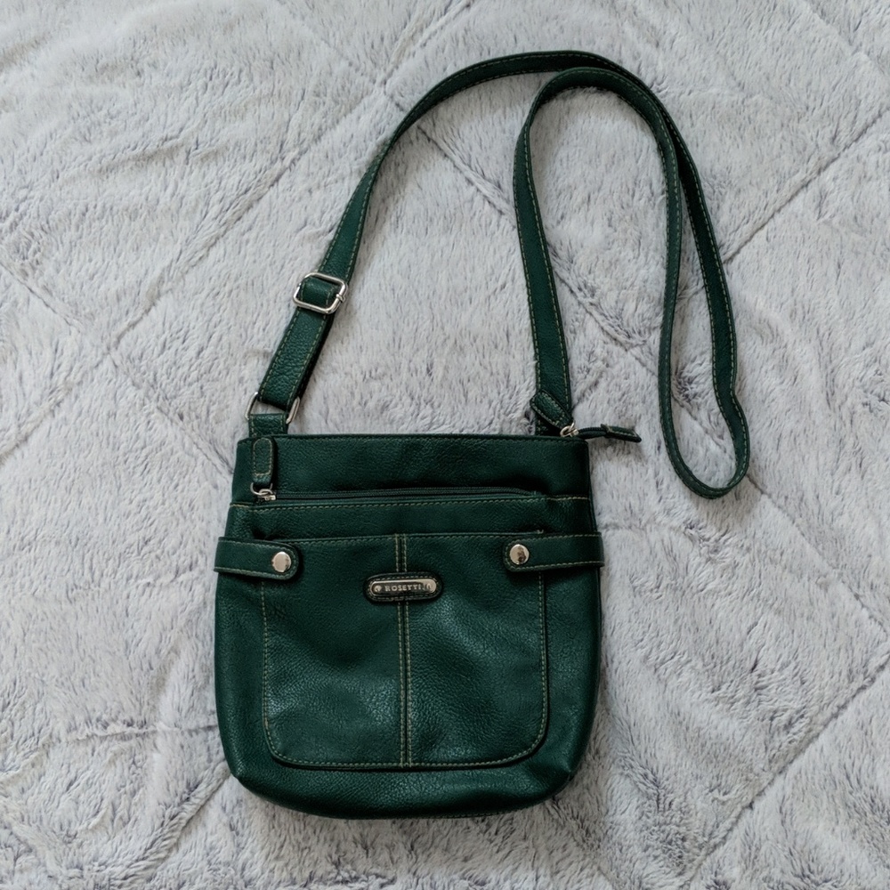 Rosetti Emerald Green Medium Crossbody Bag